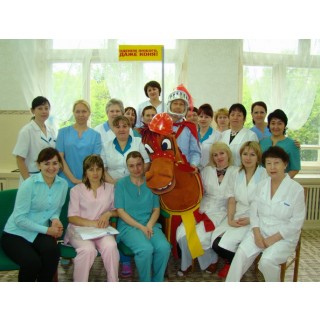 Благотворительная акция в детском доме «Малютка», июнь 2008 г.
