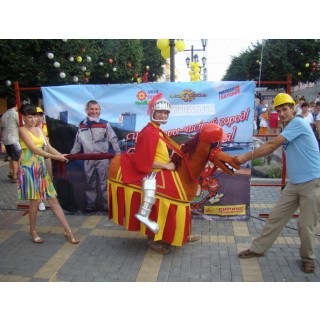 Участие коня в Дне города Чебоксары, август 2008 г.