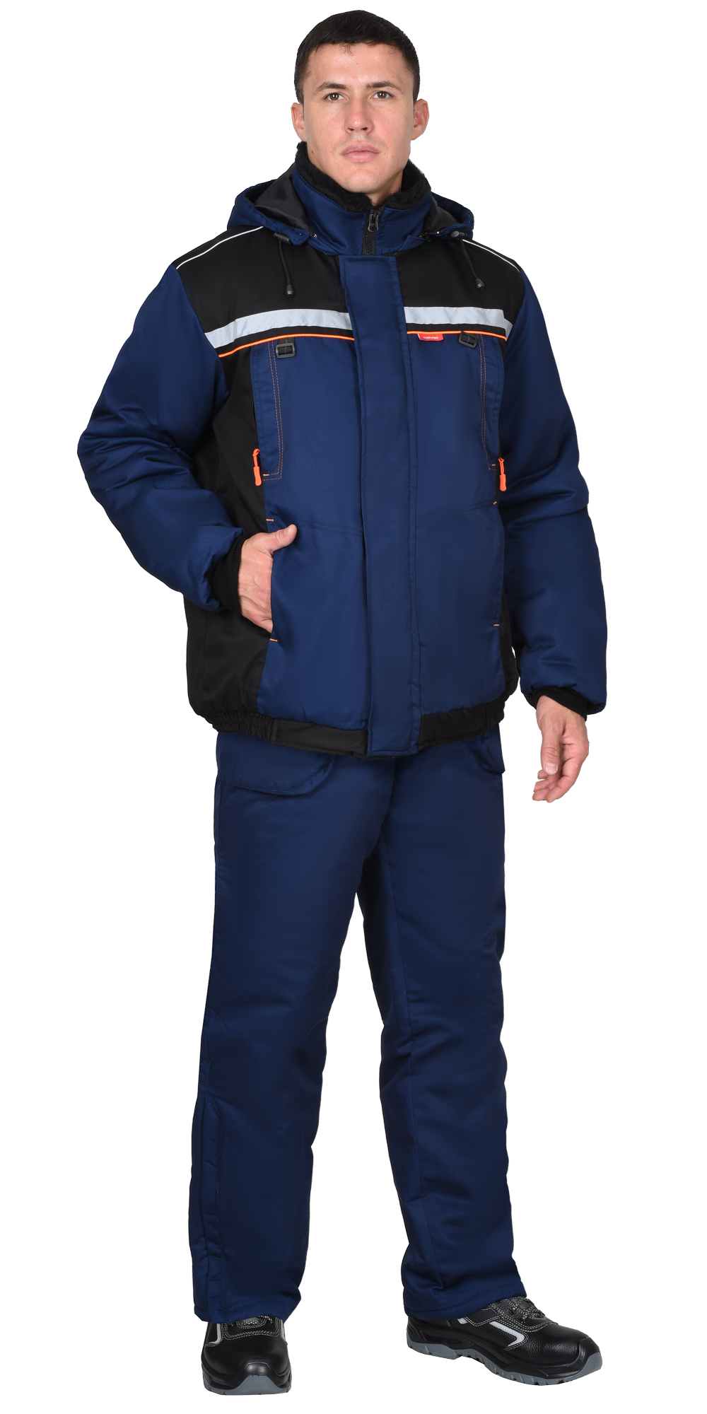 126859 Брюки зимние универсальные тёмно-синие, тк. Орион (ЧЗ)