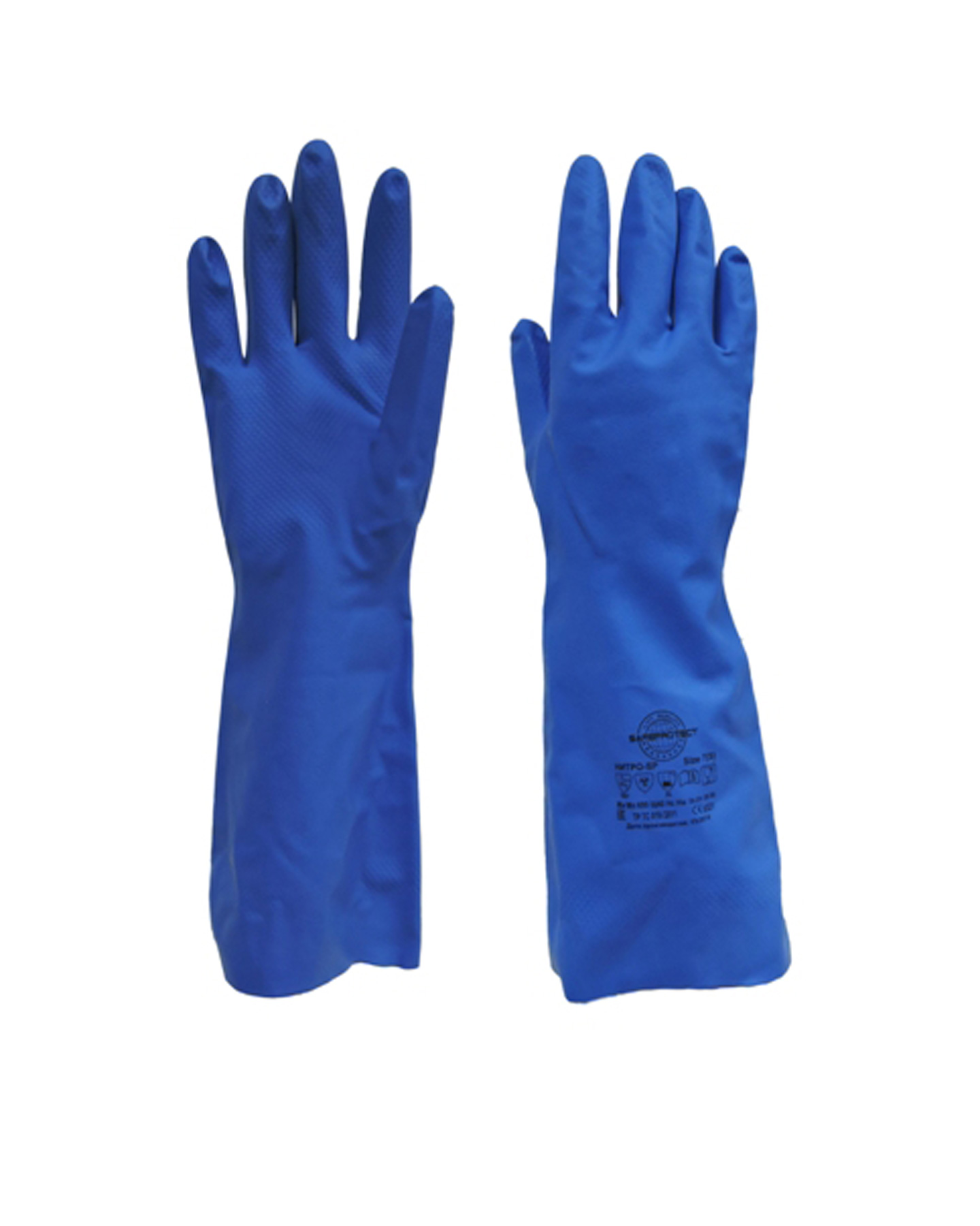 03042 Перчатки НИТРО-SP Safeprotect (нитрил, толщ.0,28мм, дл.330мм)  (кр12х144)