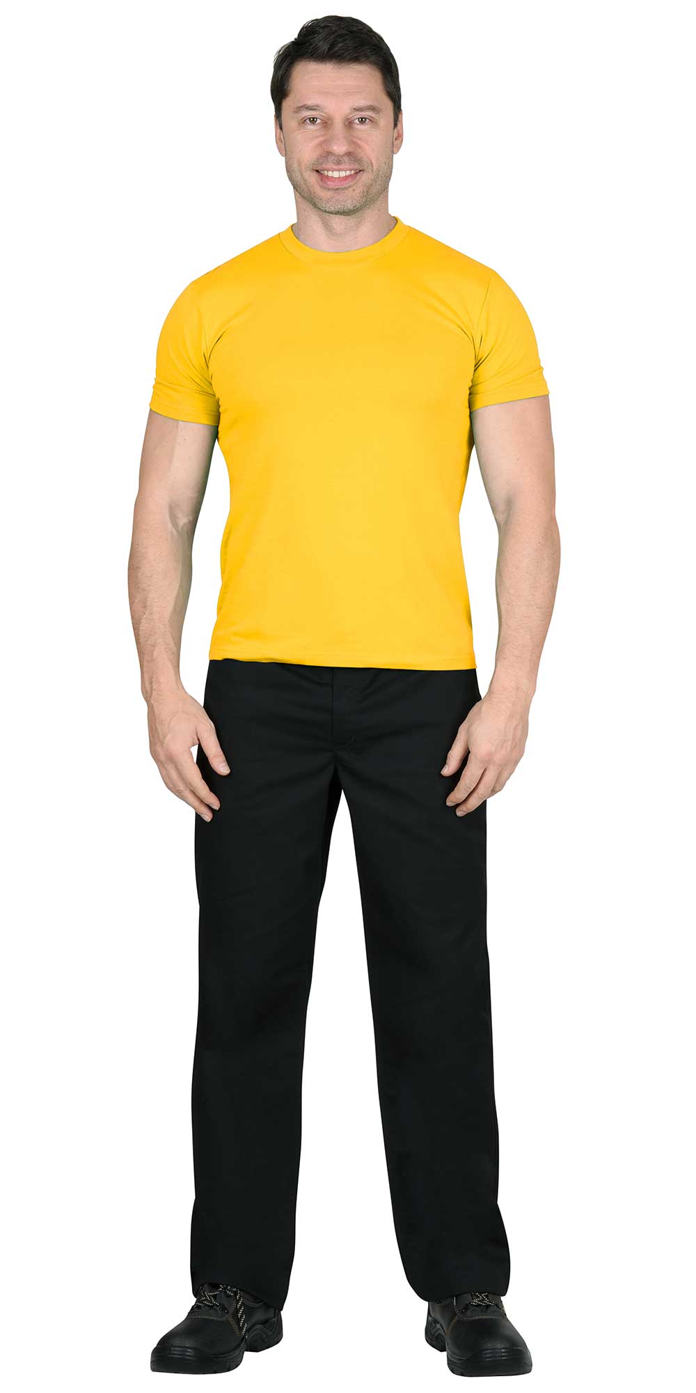 00355 Футболка жёлтая 160г/м2 (ЧЗ)