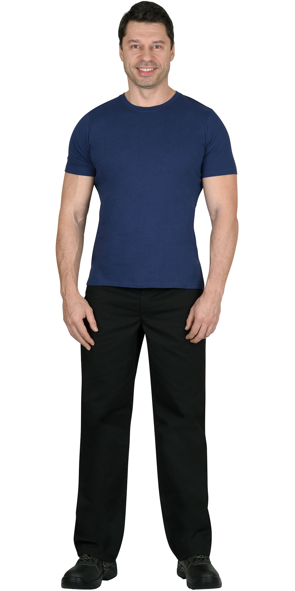 150792 Футболка темно-синяя Сириус Стандарт 160г/м2 в уп.100 шт. за шт. (ЧЗ)