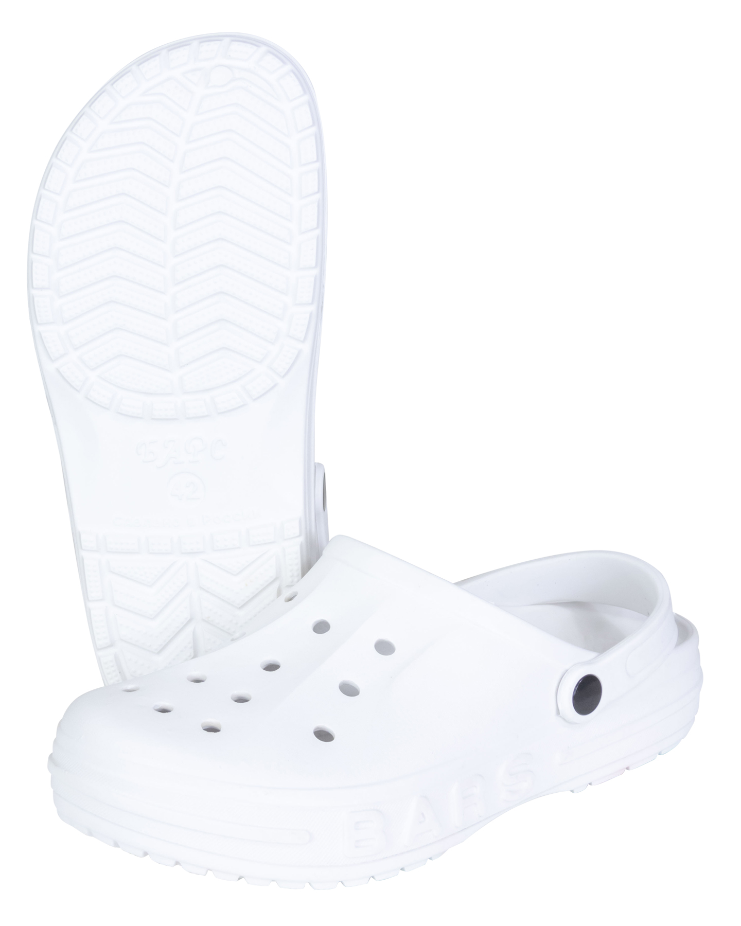 159483 Сабо из ЭВА Барс (С-01) белые