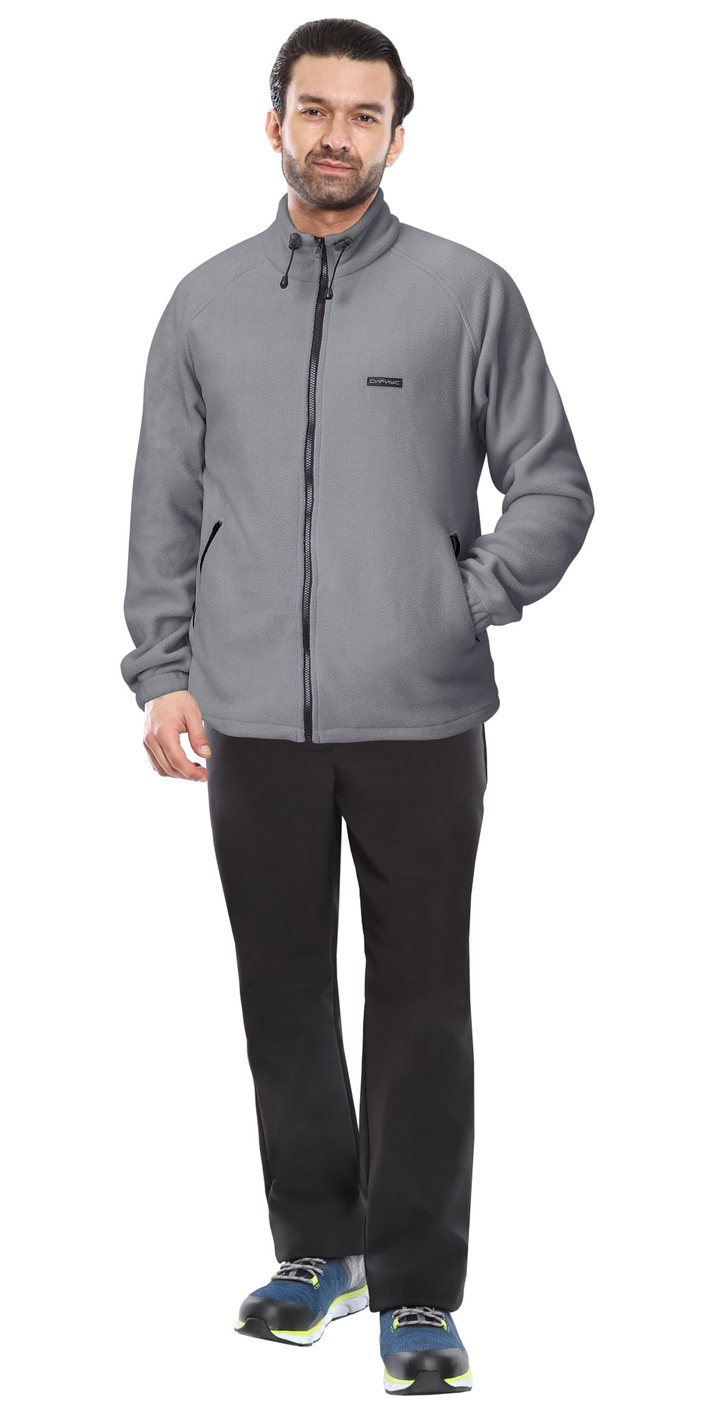 150077 Куртка флисовая серая (ЧЗ)